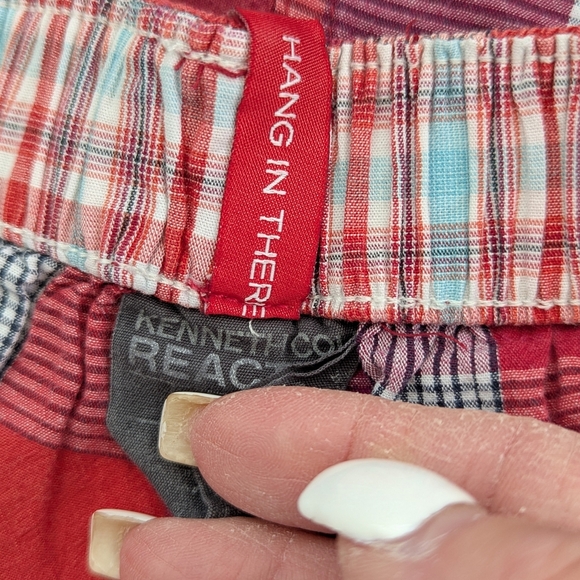 Kenneth Cole Reaction UNISEX (Size Large) Plaid Boxers Shorts / Pyjama Bottoms - Picture 6 of 12